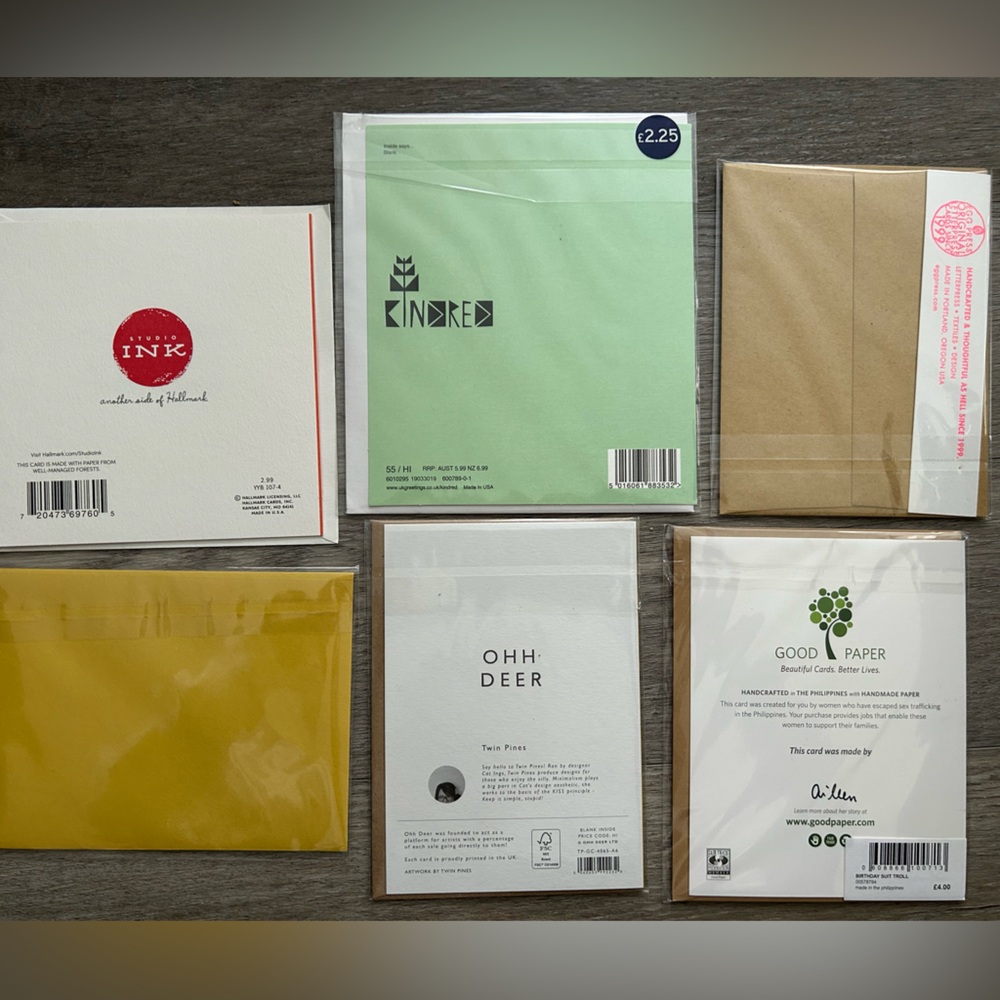 Colorful Greeting Card Set - Picture 2 of 2